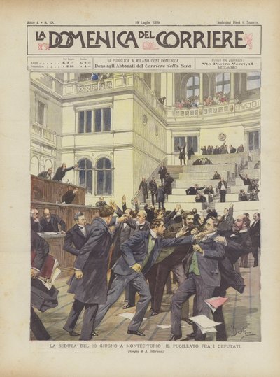 La sesión del 30 de junio en Montecitorio, la pelea entre los diputados de Achille Beltrame