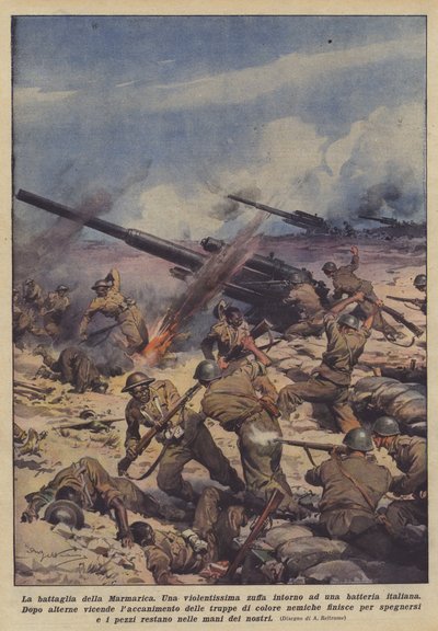 La batalla de la Marmárica de Achille Beltrame