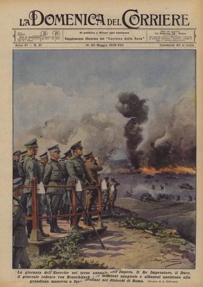 El día del Ejército en el tercer aniversario del Imperio de Achille Beltrame