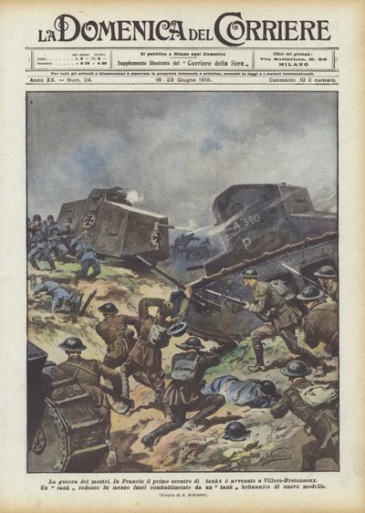 La guerra de los monstruos de Achille Beltrame