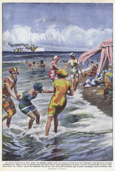 La guerra inspiradora de la moda de Achille Beltrame