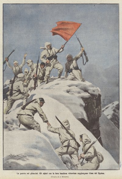 La guerra en los glaciares de Achille Beltrame