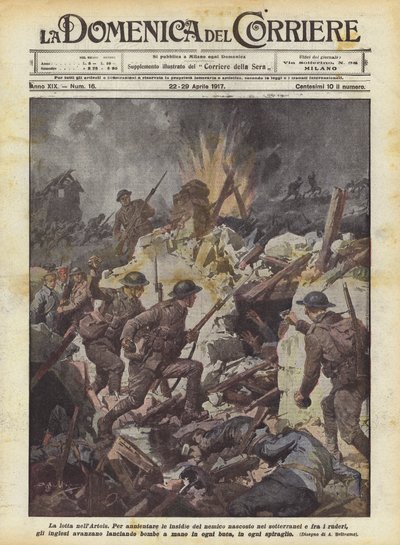 La lucha en Artois de Achille Beltrame