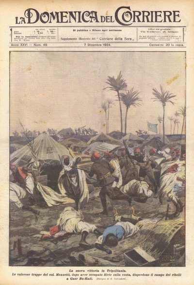 La nueva victoria en Tripolitania de Achille Beltrame
