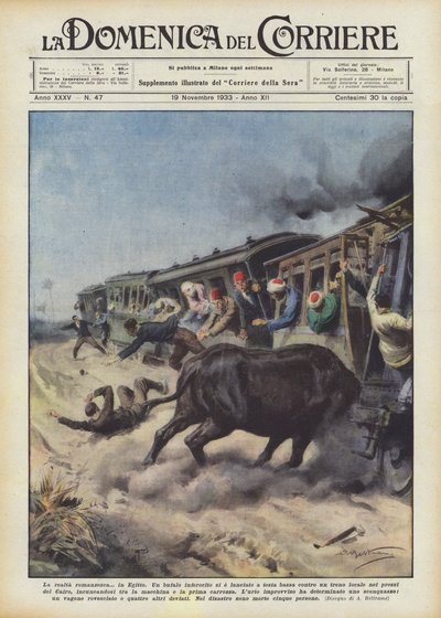La realidad novelesca en Egipto de Achille Beltrame