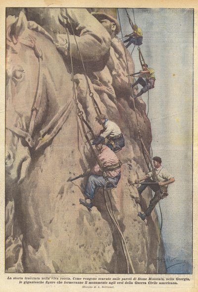 La historia trazada en la roca viva de Achille Beltrame