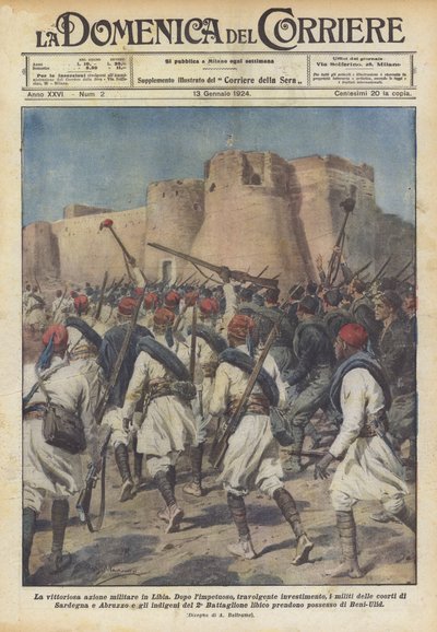 La victoriosa acción militar en Libia de Achille Beltrame