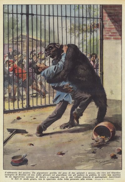 El abrazo del monstruo de Achille Beltrame