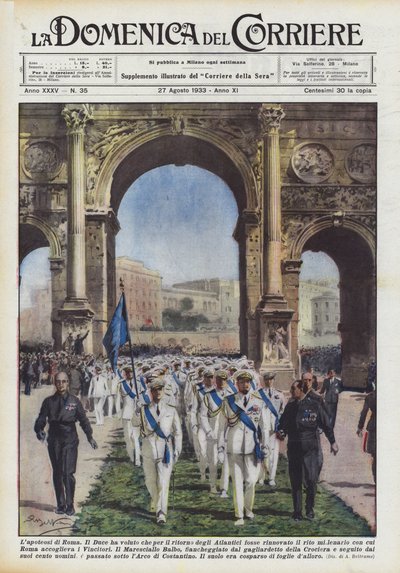 La apoteosis de Roma de Achille Beltrame