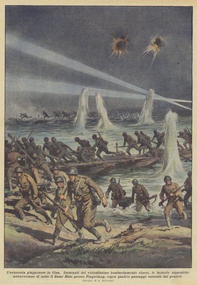El avance japonés en China de Achille Beltrame