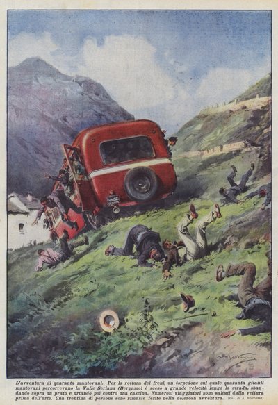 La aventura de cuarenta mantuanos de Achille Beltrame