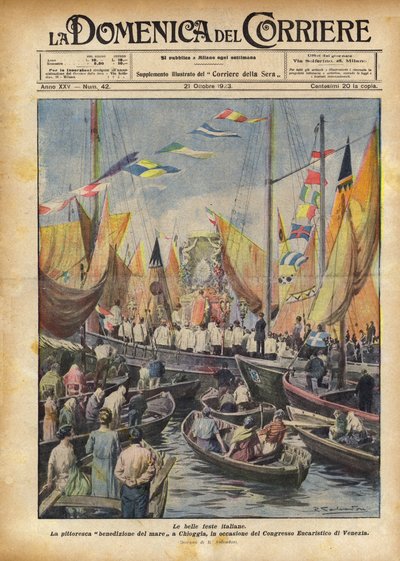 Las bellas fiestas italianas de Achille Beltrame