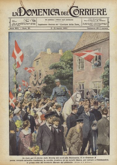 Las fiestas por el regreso del norte de Schleswig a Dinamarca de Achille Beltrame