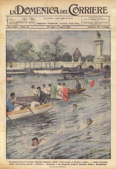 Las grandes victorias deportivas italianas en el extranjero de Achille Beltrame