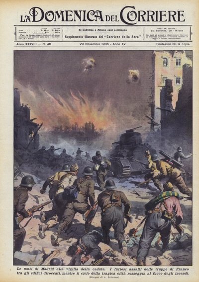 Las noches de Madrid en la víspera de la caída de Achille Beltrame