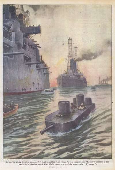Las novedades de la técnica naval de Achille Beltrame