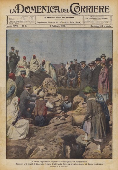Los nuevos descubrimientos arqueológicos en Tripolitania de Achille Beltrame