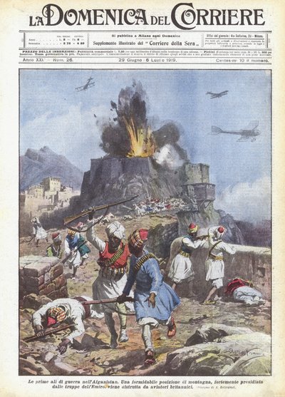 Las primeras alas de guerra en Afganistán de Achille Beltrame