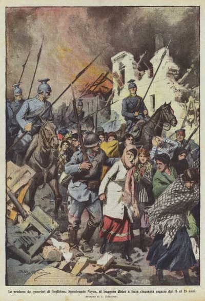 Las hazañas de los guerreros de Guillermo de Achille Beltrame