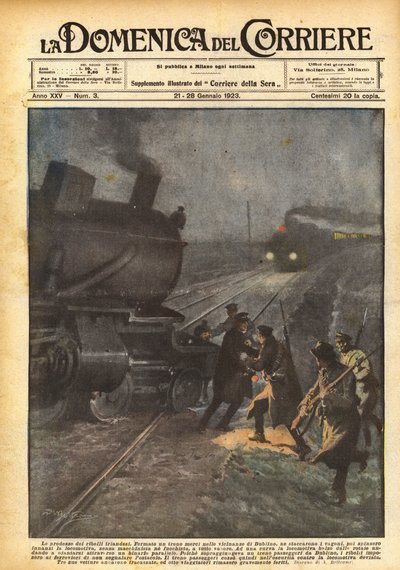 Las hazañas de los rebeldes irlandeses de Achille Beltrame