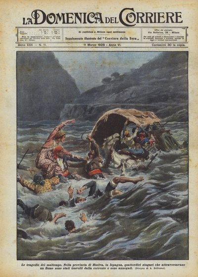 Las tragedias del mal tiempo de Achille Beltrame