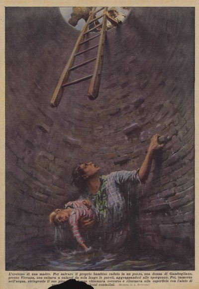 El heroísmo de una madre de Achille Beltrame