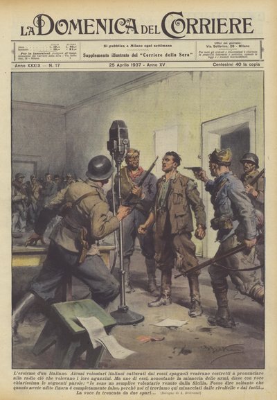 El heroísmo de un italiano de Achille Beltrame