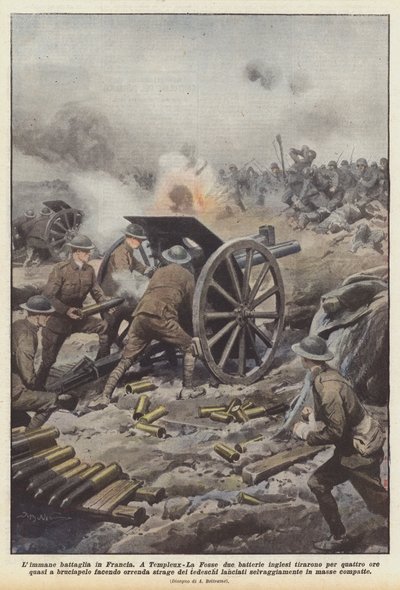 La inmensa batalla en Francia de Achille Beltrame