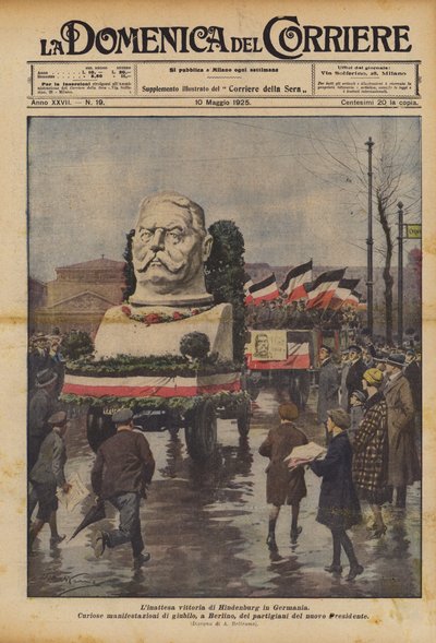 La inesperada victoria de Hindenburg en Alemania de Achille Beltrame