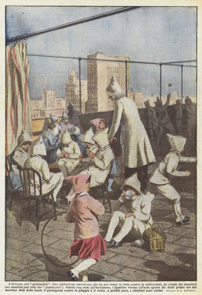 El invierno en los rascacielos de Achille Beltrame