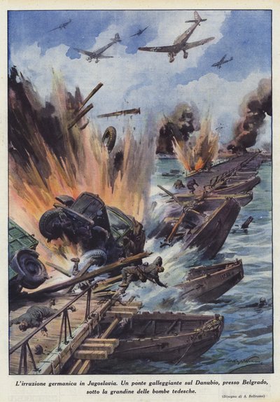 La irrupción germánica en Yugoslavia de Achille Beltrame
