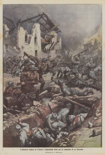 La ofensiva inglesa en Francia, la durísima lucha por la conquista de La Boisselle de Achille Beltrame