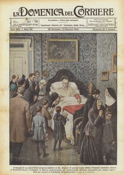 El homenaje de un pueblo a un ejemplar ministro de Dios de Achille Beltrame
