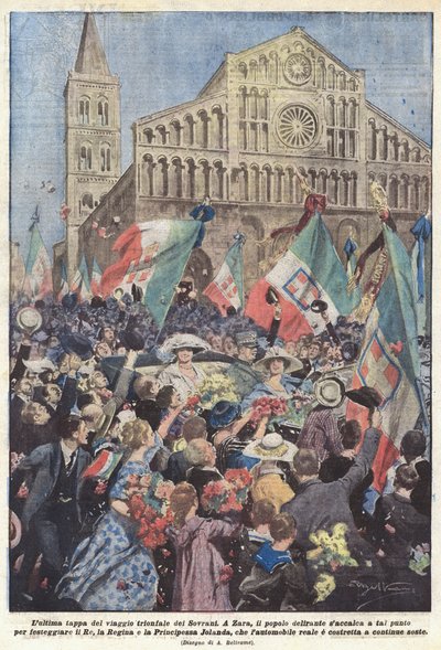 La última etapa del viaje triunfal de los Soberanos de Achille Beltrame