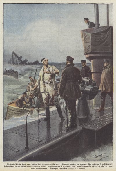 Marineros de Italia de Achille Beltrame