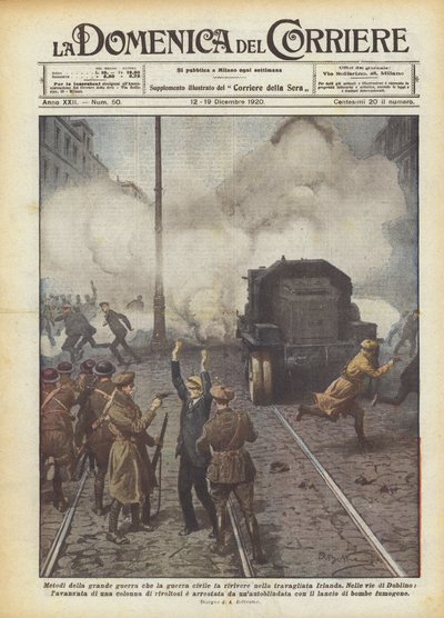 Métodos de la gran guerra que la guerra civil revive en la atribulada Irlanda de Achille Beltrame