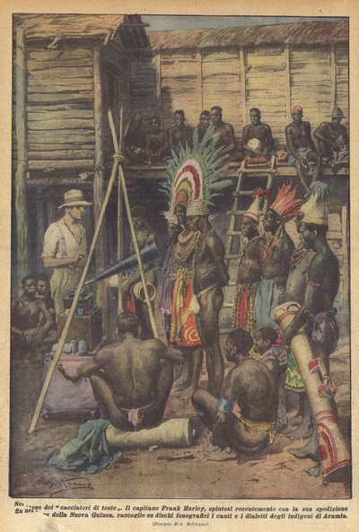 En el país de los cazadores de cabezas de Achille Beltrame