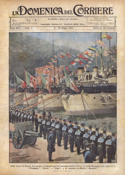 En las aguas de La Spezia de Achille Beltrame