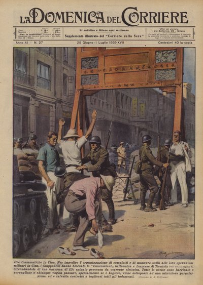 Horas dramáticas en China de Achille Beltrame