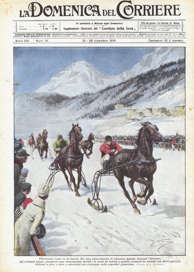 Carreras pintorescas en Suiza de Achille Beltrame