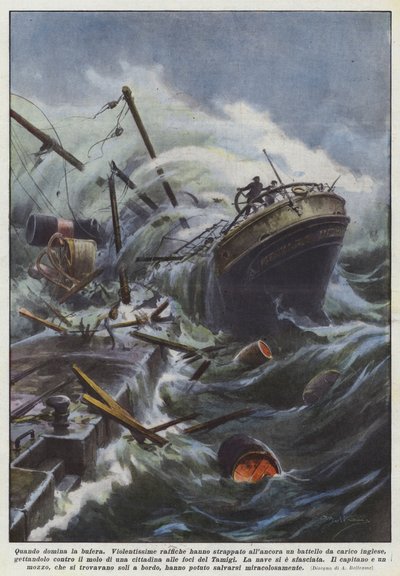 Cuando domina la tormenta de Achille Beltrame