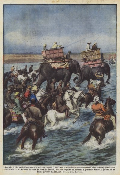 Cuando el Rey de Afganistán está en su reino de Achille Beltrame