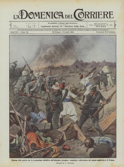 Reanudación de la guerra por la ocupación definitiva del altiplano cirenaico de Achille Beltrame
