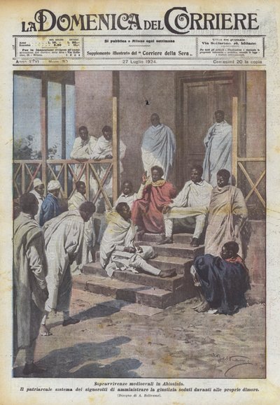 Supervivencias medievales en Abisinia de Achille Beltrame
