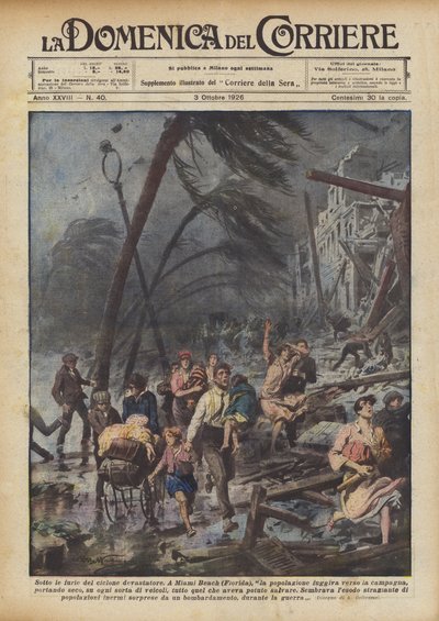 Bajo las furias del ciclón devastador de Achille Beltrame