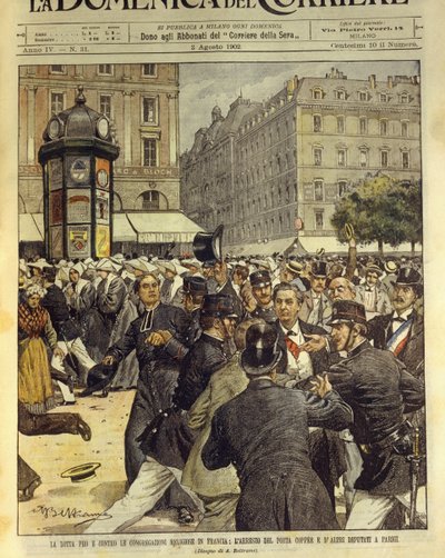 Lucha a favor y en contra de las congregaciones religiosas en Francia, 3 de agosto de Achille Beltrame
