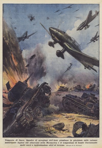 Tormenta de fuego de Achille Beltrame