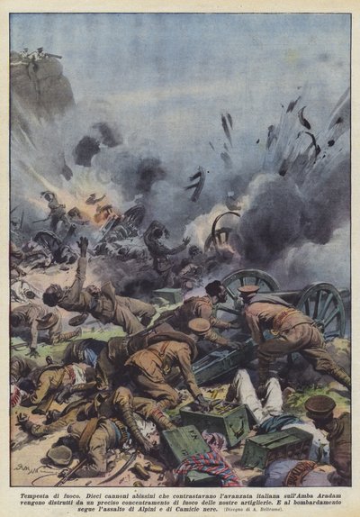 Tormenta de fuego de Achille Beltrame