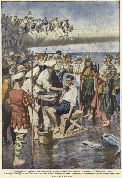 El paso del ecuador de Achille Beltrame
