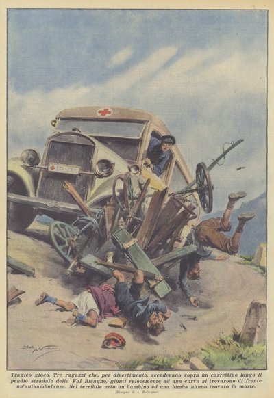 Juego trágico de Achille Beltrame